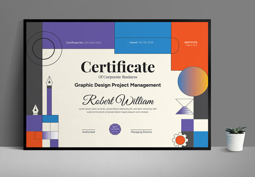 Graphic Design Project Management Certificate