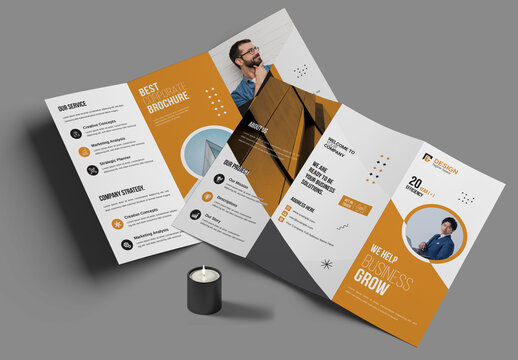 Trifold brochure Template