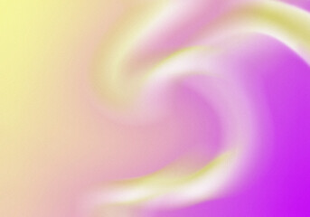 Abstract 3D Pastel Shape on Gradient Yellow and Purple Background Design