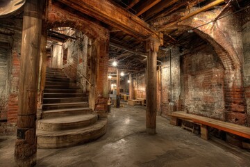 Exploring the Depths of Seattle Underground: HDR Tour of Abandoned Structures and Historic Architecture