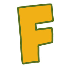 scrapbook alphabet journaling stickers - alphabet illustration letter