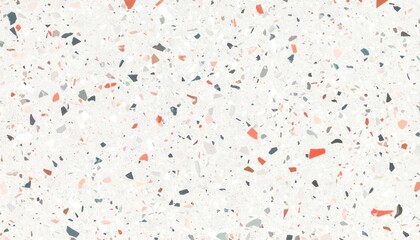 Seamless Terrazzo Pattern with Bone Micro Specks