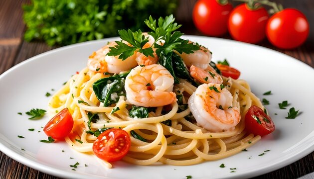 This is perfect for restaurant menus, food blogs, seafood advertising, cookbook illustrations, and promotional materials for Italian cuisine.