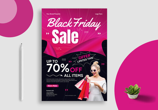 Black Friday Sale Flyer Design