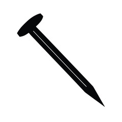 Flat Vector Icon of Nails