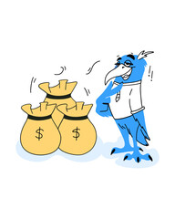 christmas card with santa claus