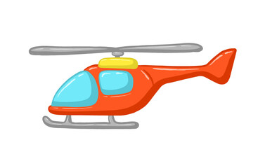 helicopter vector illustration