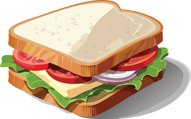 ham and cheese sandwich