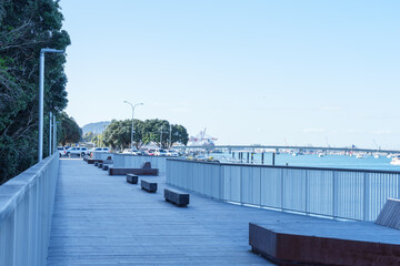 Tauranga Downtown waterfront walkway