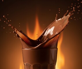 Fiery Chocolate Sensation Dynamic Macro Splash