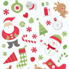 Christmas creative pattern background