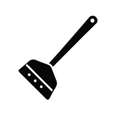 Flat Vector Icon of Scraper Tool