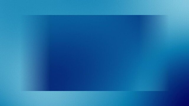 Blue grainy gradient text box rectangle frame smooth gradient animation background