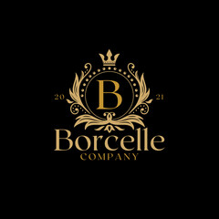 gold label with ribbon vector illustration for abstract background design