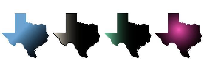 Blue world map illustration with country outline and vector geography of Europe and USA