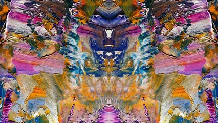 Abstract art background . Hand painting artwork on canvas .