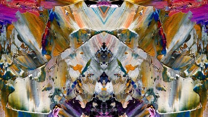 Abstract art background . Hand painting artwork on canvas .