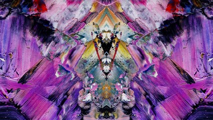 Abstract art background . Hand painting artwork on canvas .