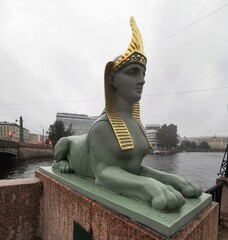Egyptian sphinx in Saint Petersburg