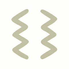 Minimalistic vector icon showcasing simple crack design