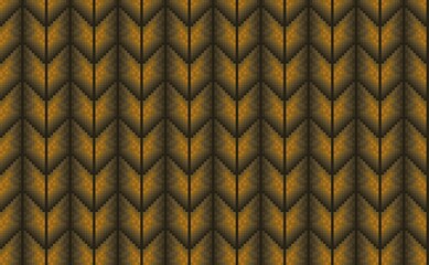 Fototapeta premium Pixel art pattern repeating vertical zigzag, with yellow, brown, orange monochromatic shading. perfect for retro game graphics, tech backgrounds, assets for game, background, wallpaper