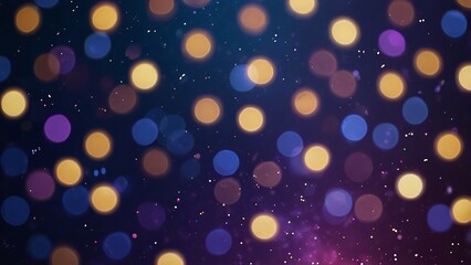 abstract background with bokeh lights