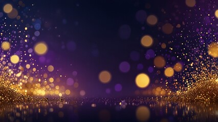 abstract background with bokeh lights