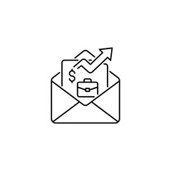 Business success delivery Envelope of opportunity