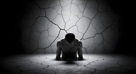 Cracked Mind – Conceptual Art of Depression and Emotional Breakdown.