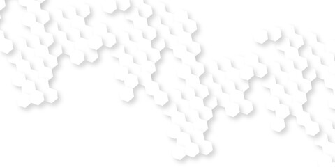 Background with hexagons . Abstract background with lines . white texture background . hexagon abstract background. Surface polygon pattern with glowing hexagon paper texture and futuristic business	