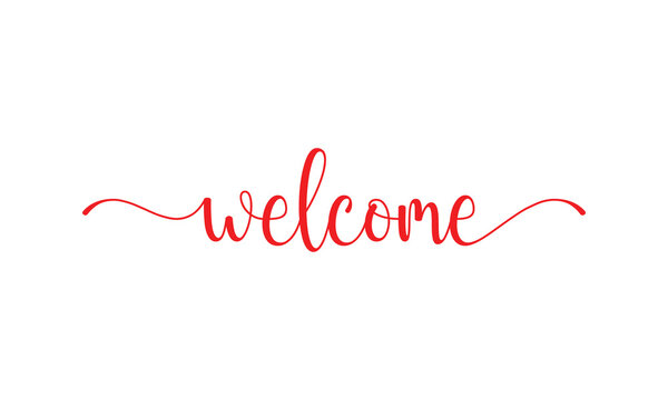 Elegant “Welcome” text design perfect for greeting cards, posters, websites, home decor, and invitations. Ideal for business openings, social events, and friendly welcome banners or digital designs.