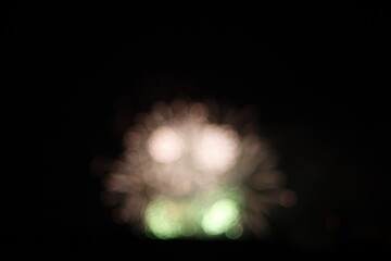 Fireworks at night
