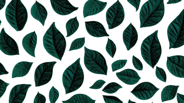 Seamless vector pattern with autumn leaves and floral decoration