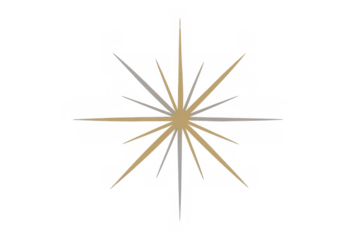 Star burst effect displaying abstract light rays and explosion of brilliance. Isolated graphic element for overlays