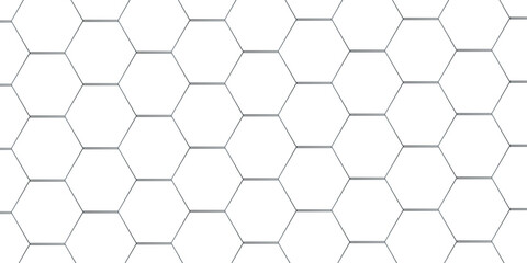 Seamless creative geometric Pattern white hexagon white abstract hexagon wallpaper background. Futuristic abstract honeycomb mosaic white background. white hexagon geometric texture.	
