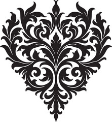 Obraz premium Vintage Heart Vector Design