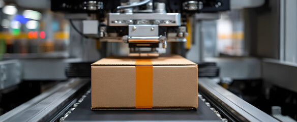 The automated case erecting machine inspires confidence with its swift and precise cardboard box forming
