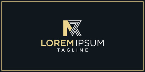 MR Monogram Logo Design Inspiration