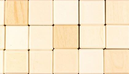 Warm Ivory Handmade Clay Tile Grid Texture