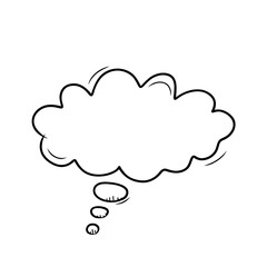 Thinking Cloud white