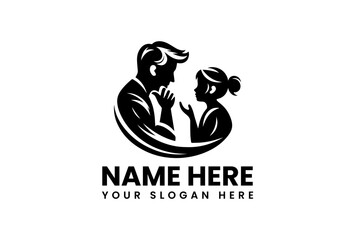 Father and Child Logo Design - A Symbol of Family, Love, and Connection