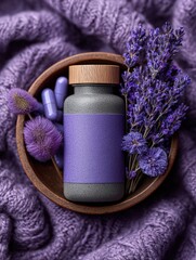 Cosmetic Bottle for Personal Care Products - Cylinder Plastic Design