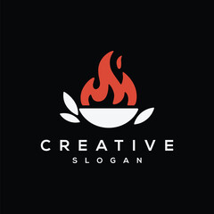 Vintage retro rustic barbecue logo food or grill design icon vector illustration Vector Logo