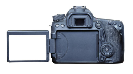 digital camera isolated on transparent background