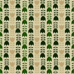 Colorful flowers as a seamless pattern. Multicolored background with flowers.
Seamless floral decor.