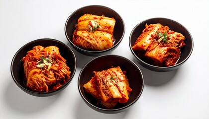 Dandelion Kimchi, Korean food. 