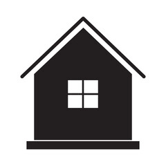 Web home icon silhouette vector.