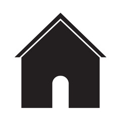 eps10 black Minimal home line art icon isolated on white background. web homepage symbol. vector website sign.