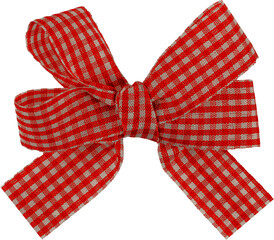 Red Festive Gift Ribbon Bow