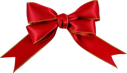 Red Festive Gift Ribbon Bow